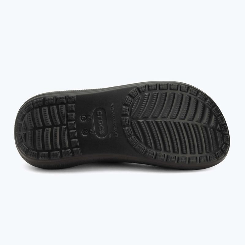 Badeschuhe Damen Crocs Classic Crush Sandal black 4