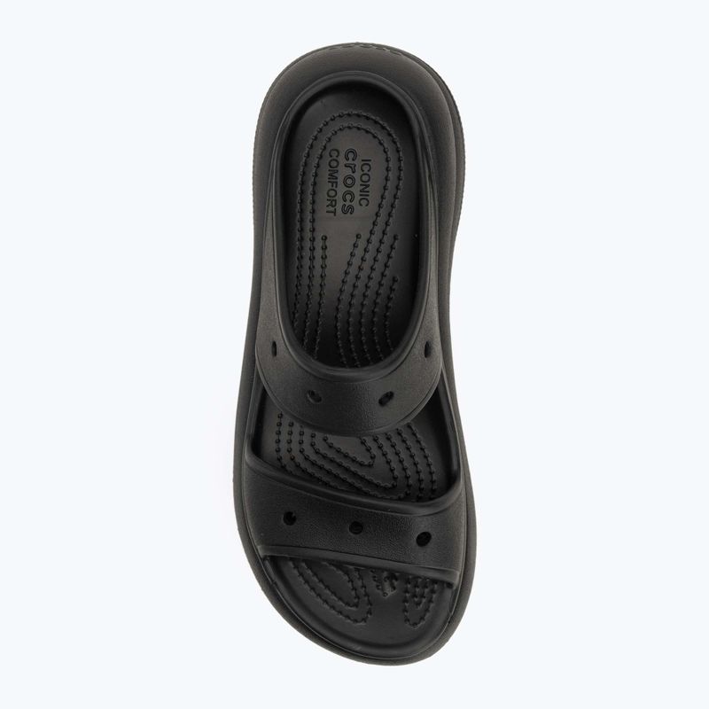 Badeschuhe Damen Crocs Classic Crush Sandal black 5