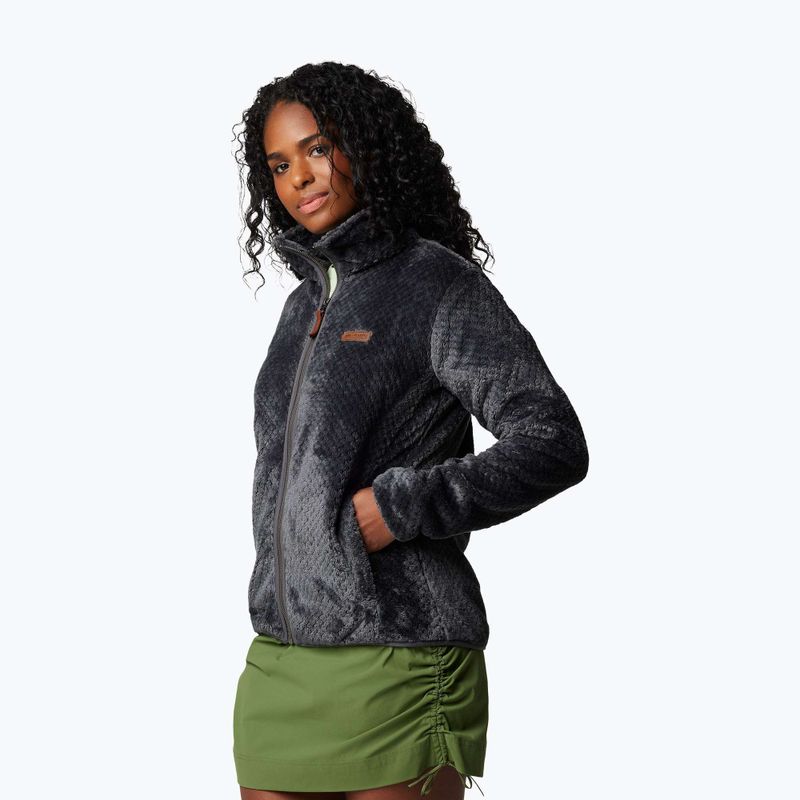 Damen-Fleecejacke Columbia Fire Side II Sherpa Full Zip shark 4