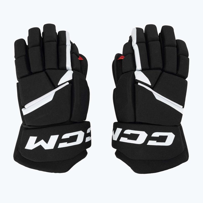 CCM Next SR Eishockeyhandschuhe schwarz/weiss 2