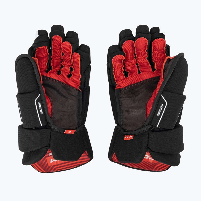 CCM Next SR Eishockeyhandschuhe schwarz/weiss 3