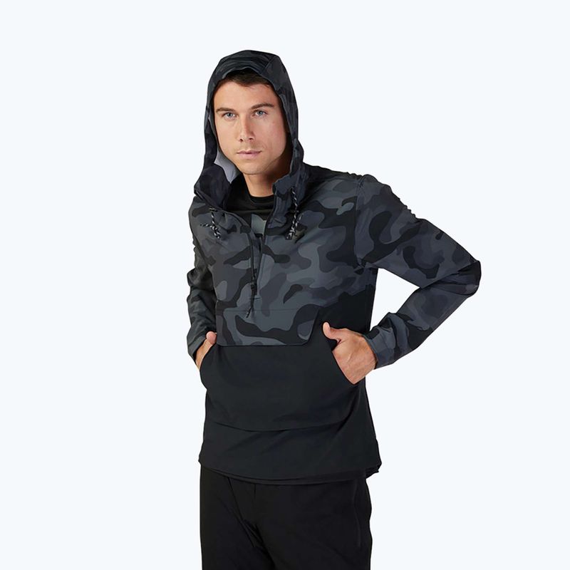 Fahrradjacke Herren Fox Racing Ranger Wind Pullover black camo 2
