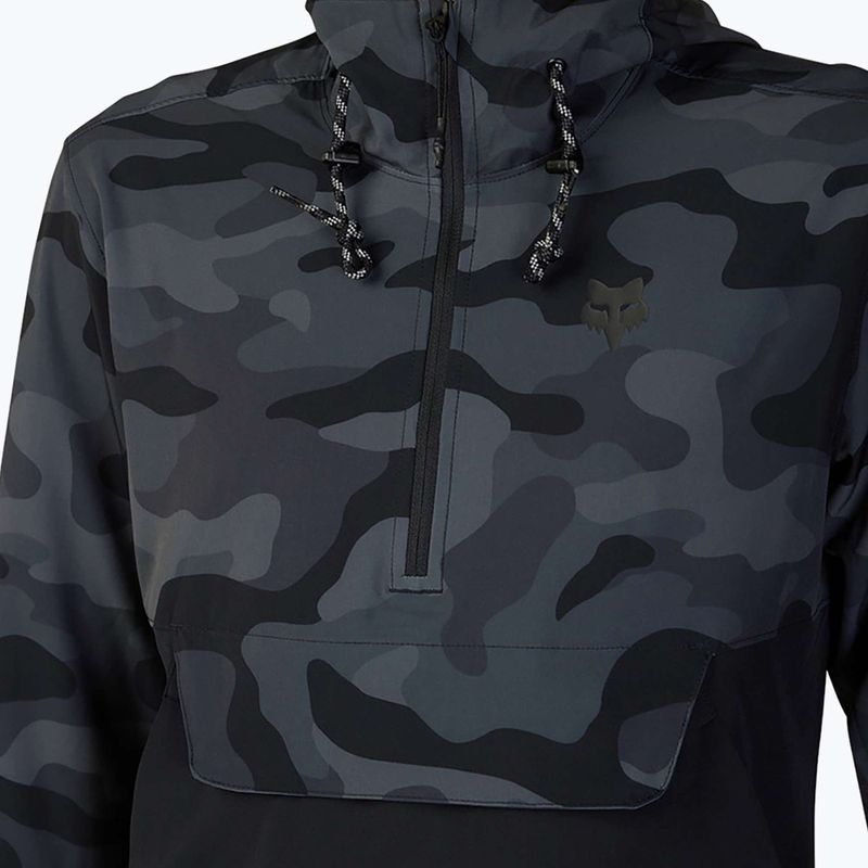 Fahrradjacke Herren Fox Racing Ranger Wind Pullover black camo 3