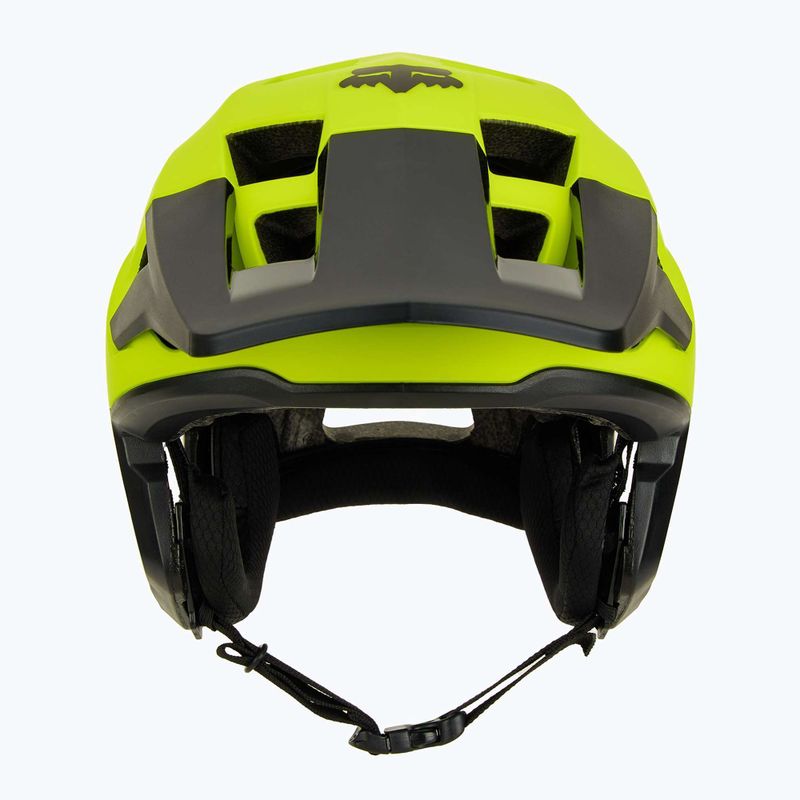 Fox Racing Dropframe Fahrradhelm fluoreszierend gelb 2