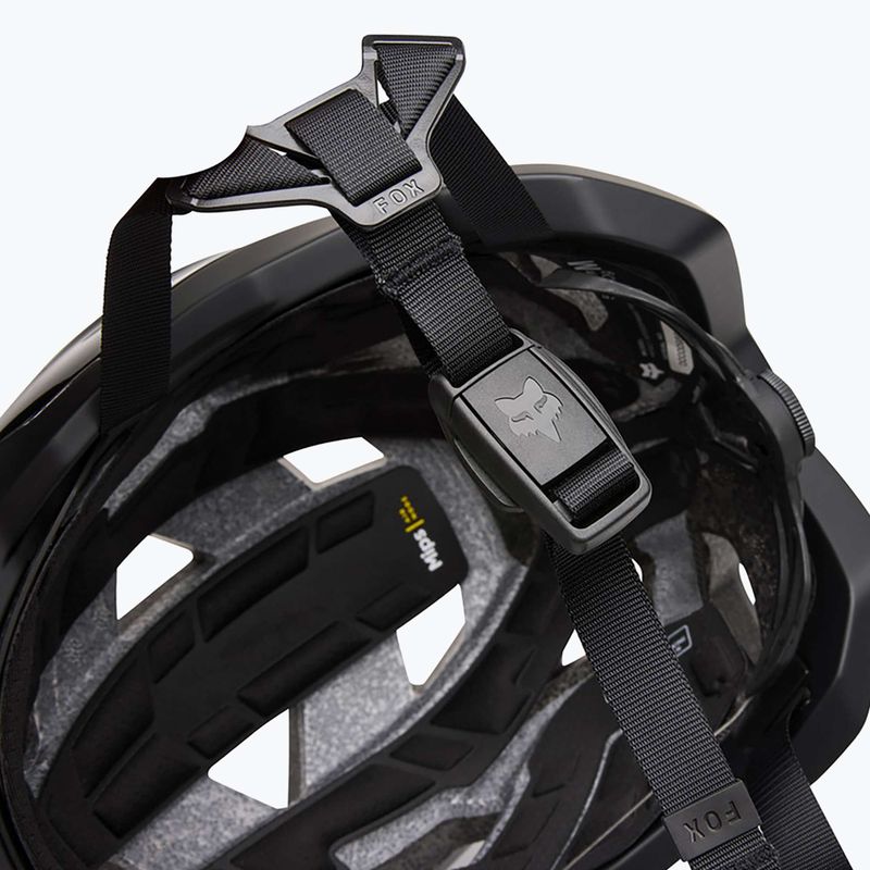 Fox Racing Speedframe Pro mattschwarzer Fahrradhelm 7