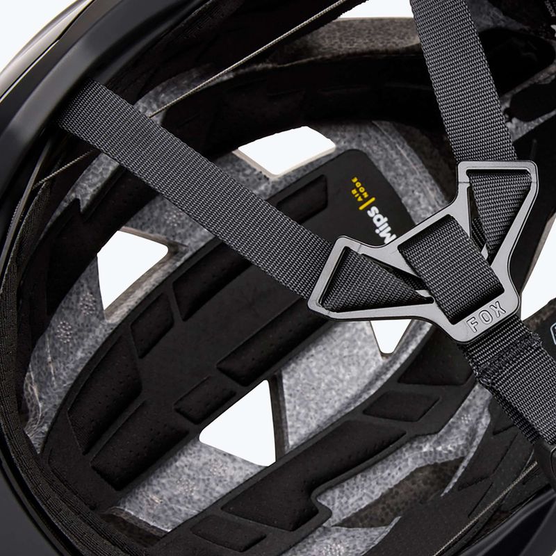 Fox Racing Speedframe Pro mattschwarzer Fahrradhelm 8