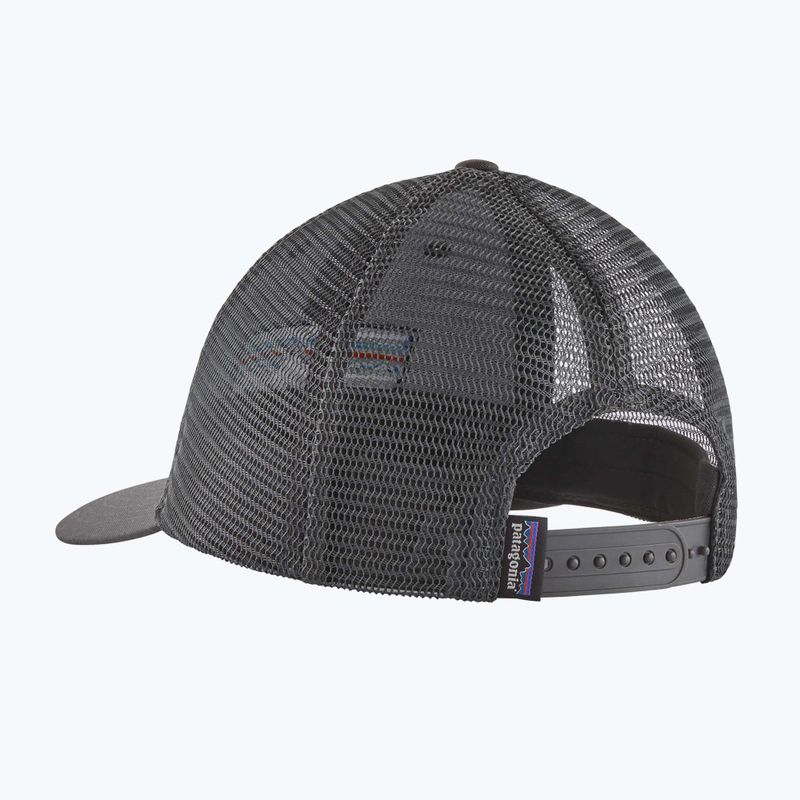Patagonia P-6 Logo LoPro Trucker Baseballkappe schmieden grau 2
