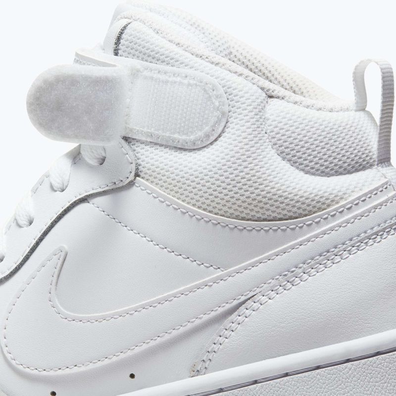 Schuhe Nike Court Borough Mid 2 white/white/white 8