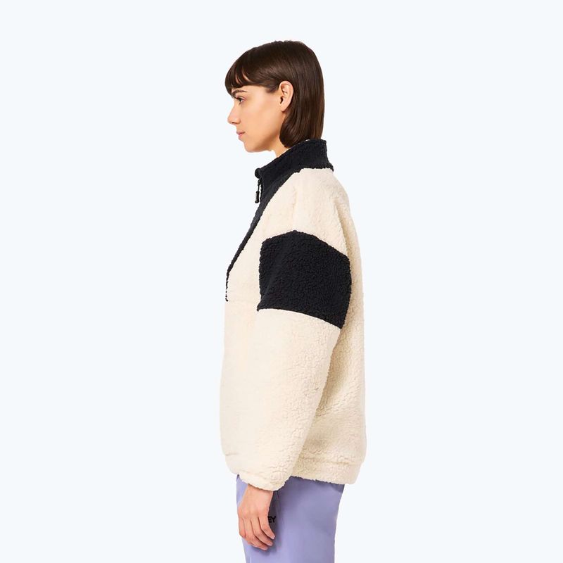 Snowboard Sweatshrit Hoodie Damen Tnp Ember Half Zip Rc Fleece arctic white 5