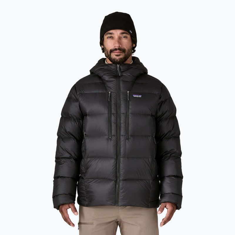 Daunenjacke Herren Patagonia Fitz Roy Down Hoody black