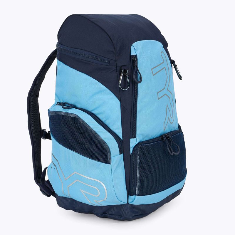 Schwimm Rucksack TYR Alliance Team 45 l light blue/navy 2