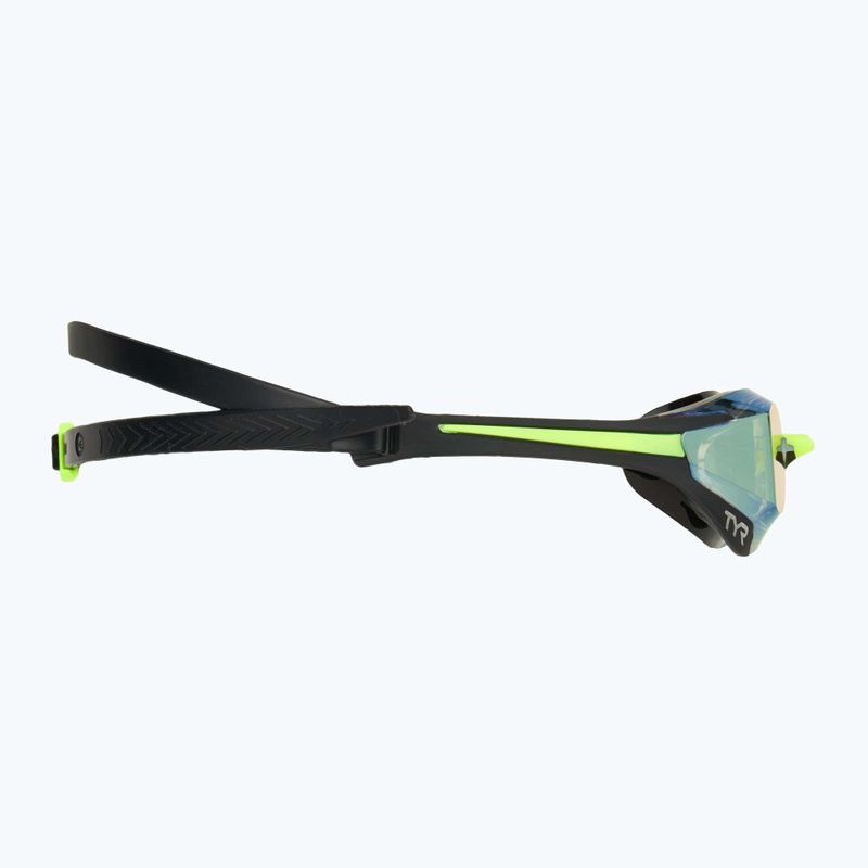 TYR Tracer-X Elite Racing Verspiegelt schwarz/kalk Schwimmbrille 3