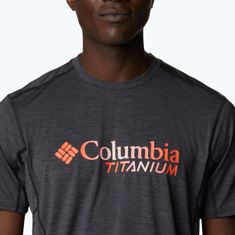 Columbia Titan Pass Graphic Tee Herren-Trekking-Shirt schwarz 1991471 4