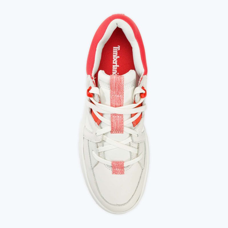 Damenschuhe Timberland Laurel Court white full grain/orange 5