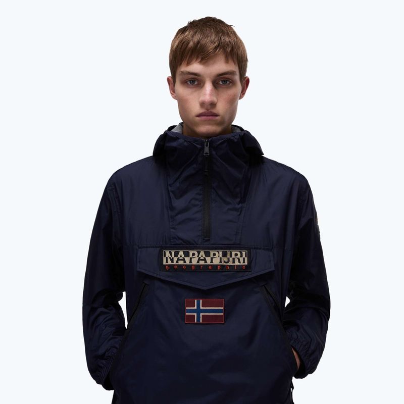 Regenjacke Herren Napapijri Rainforest WB PKT V2 blu marine 4