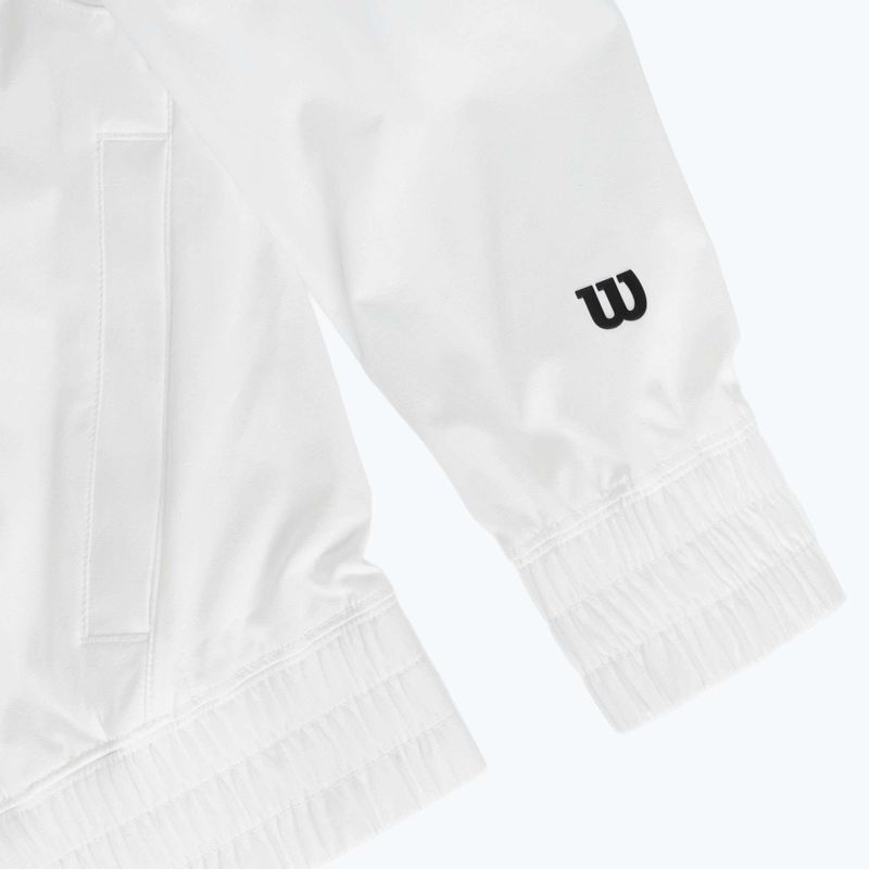 Hoodie Sweatshirt Damen Wilson Team Team Warm-Up Jacket bright white 3
