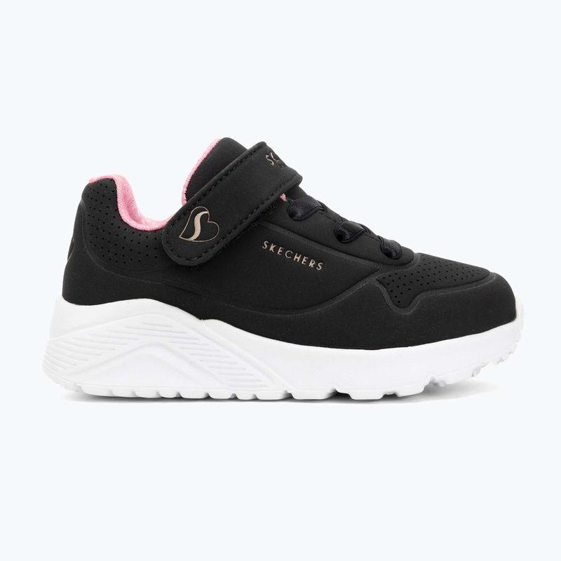 Kinder Schuhe SKECHERS Uno Lite schwarz/roségold 2
