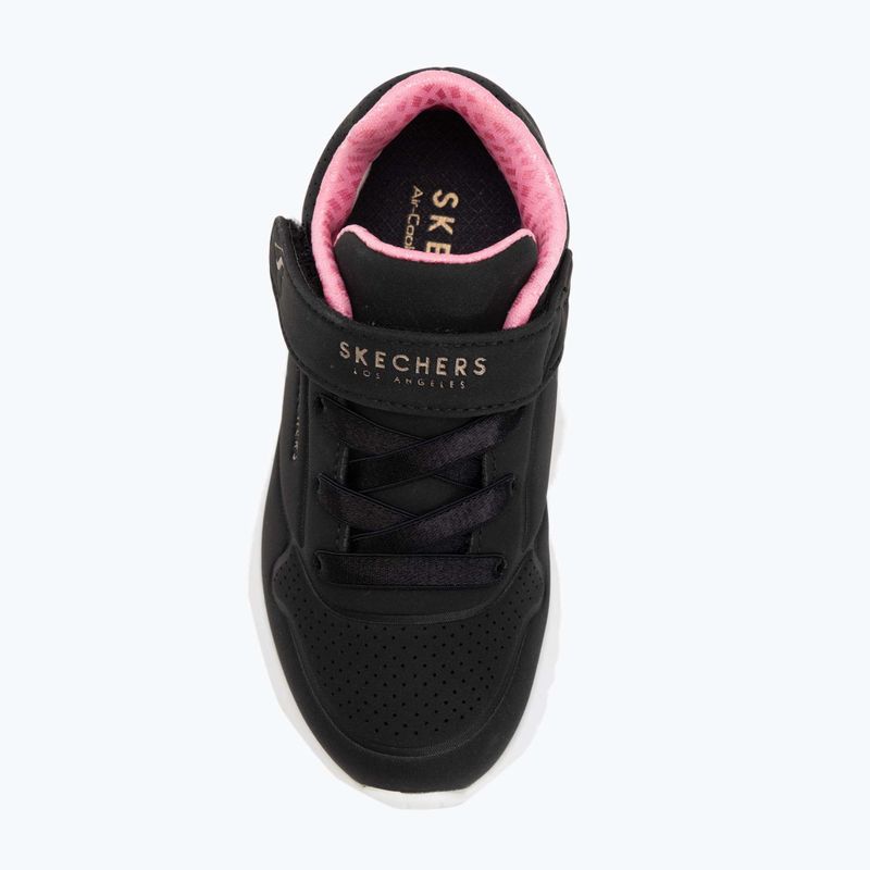 Kinder Schuhe SKECHERS Uno Lite schwarz/roségold 5
