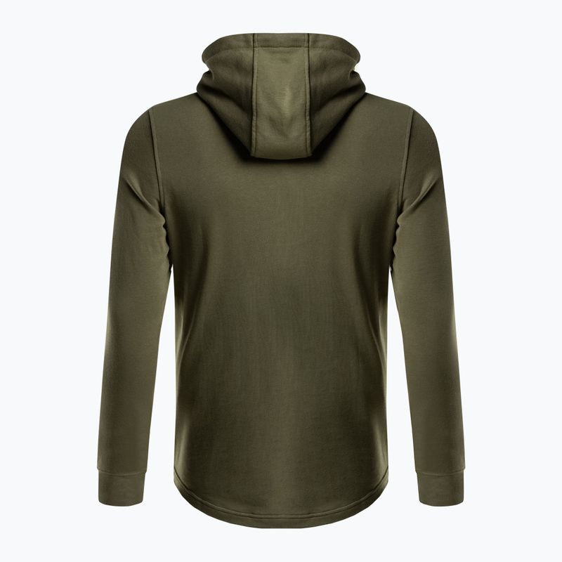 Under Armour Herren Trainingspullover Rival Terry Logo grün 1370390-361 2