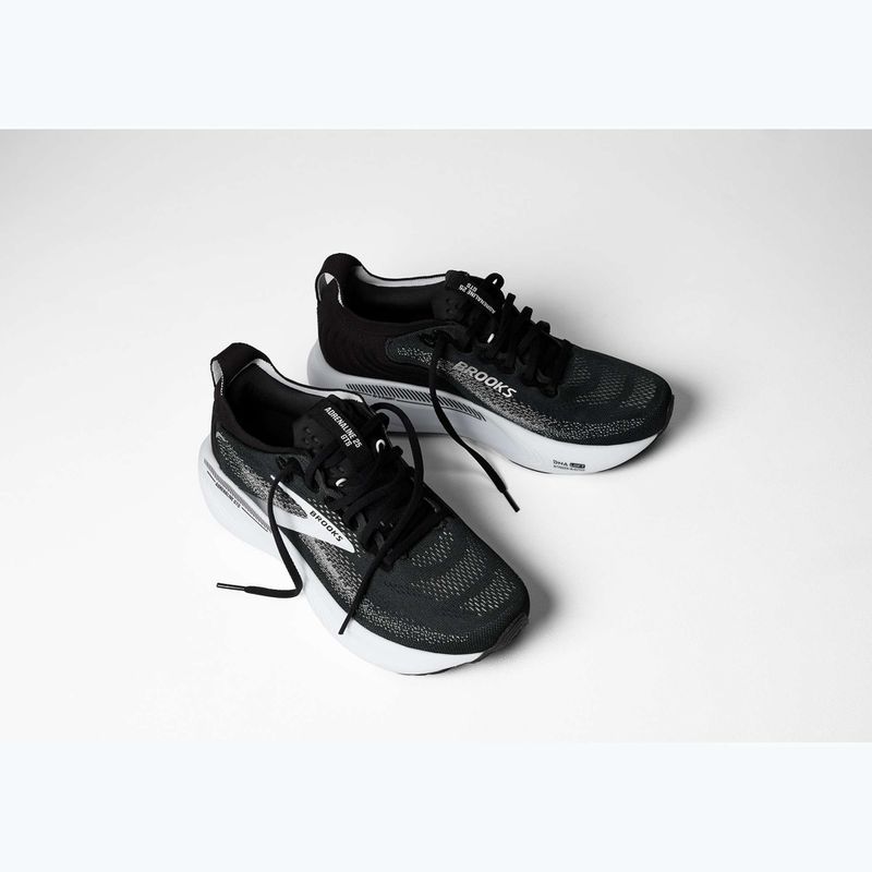 Brooks Adrenaline Herren-Laufschuhe GTS 25 black/grey/white 8