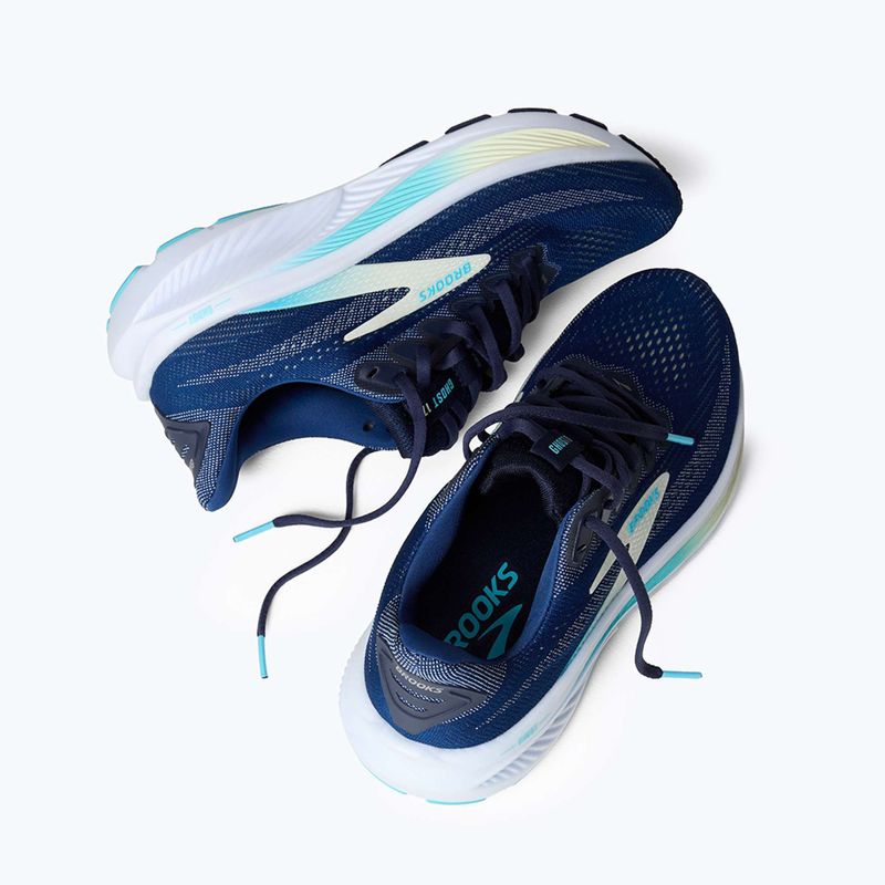 Laufschuhe Damen Brooks Ghost 17 navy/green/turquoise 9