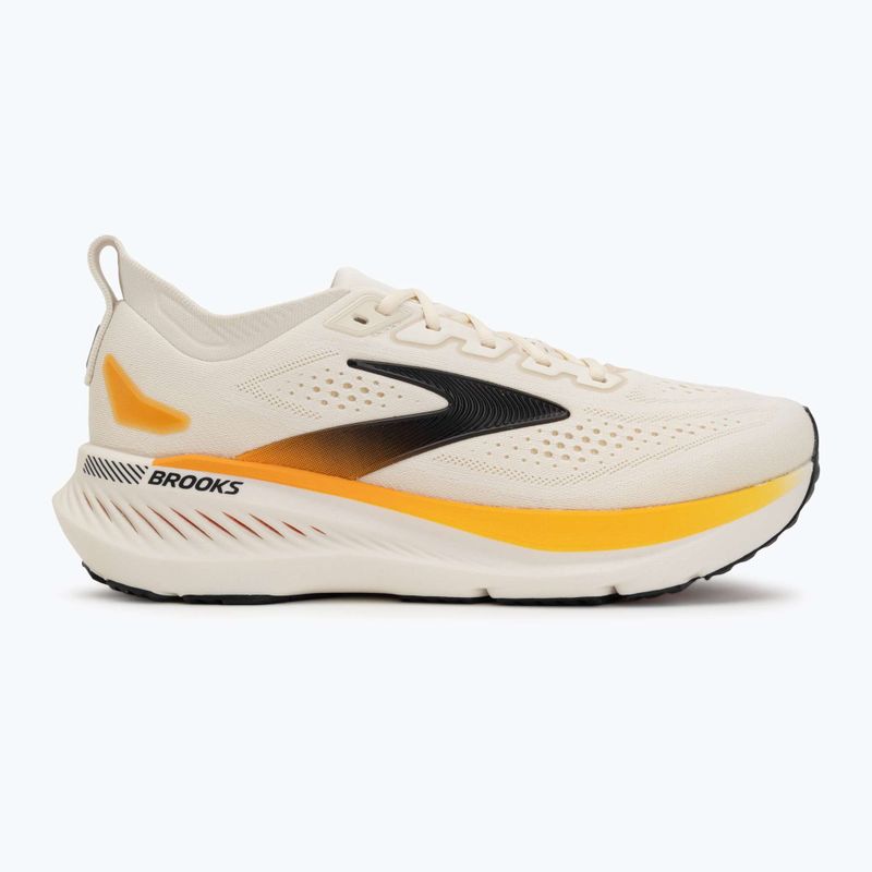 Herren-Laufschuhe Brooks Glycerin GTS 23 arctic wolf/angora/orange 2