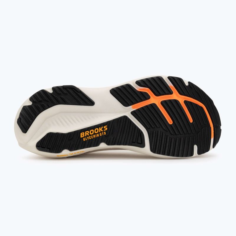Herren-Laufschuhe Brooks Glycerin GTS 23 arctic wolf/angora/orange 4