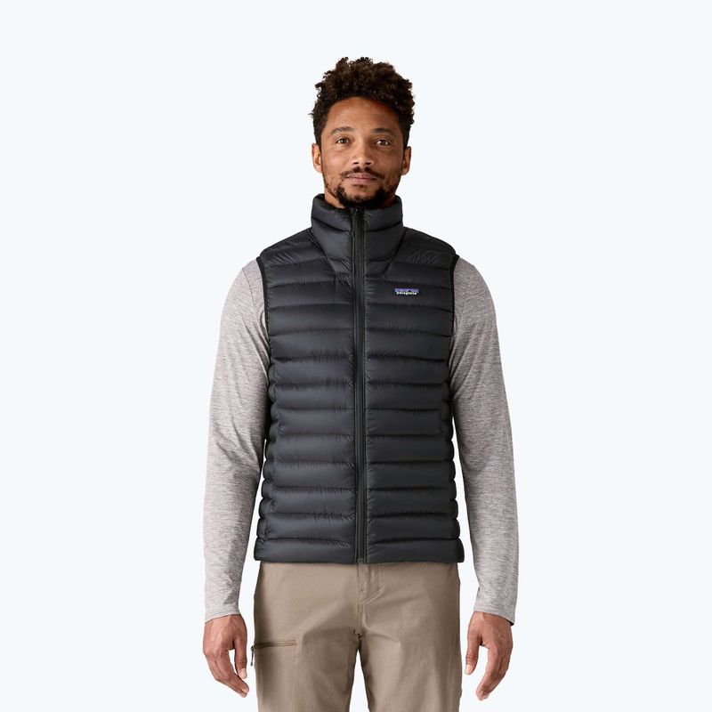 Herren Patagonia Daunen Pullover ärmellos schwarz