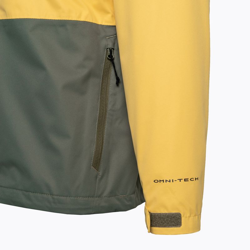 Columbia Herren Hikebound Regenjacke gelb-grün 1988621 9