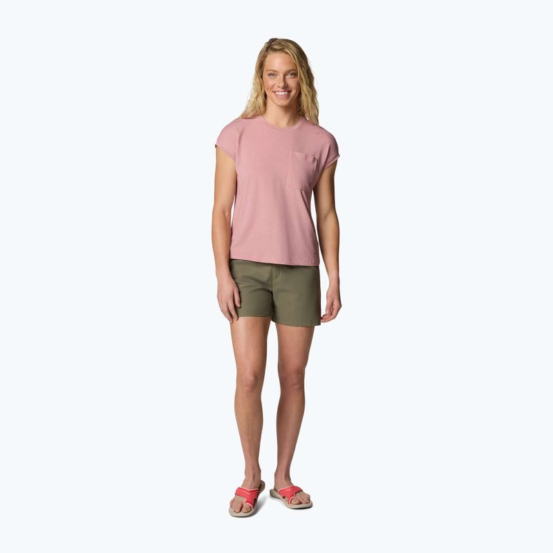 Trekking Shorts Damen Columbia Leslie Falls Short II stone green 2