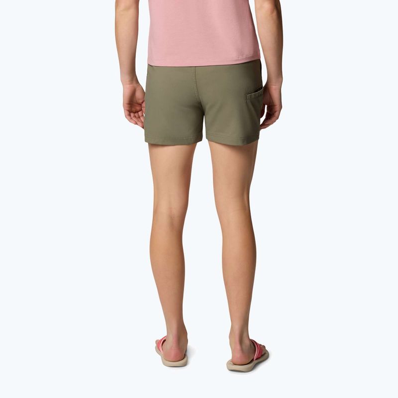 Trekking Shorts Damen Columbia Leslie Falls Short II stone green 3