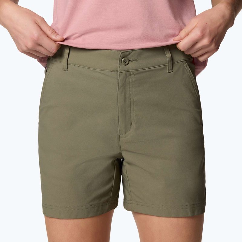 Trekking Shorts Damen Columbia Leslie Falls Short II stone green 5