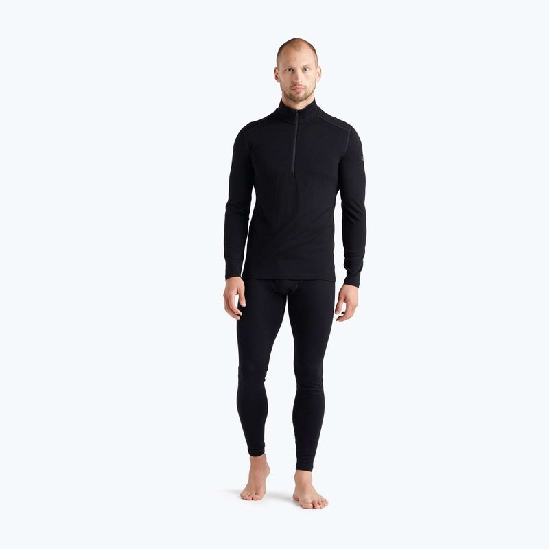 Thermoaktiv Hoodie Sweatshirt Herren icebreaker 260 Tech LS Half Zip black 2