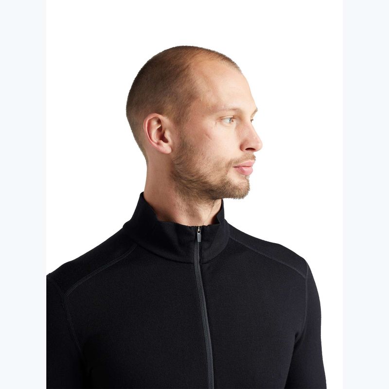 Thermoaktiv Hoodie Sweatshirt Herren icebreaker 260 Tech LS Half Zip black 4