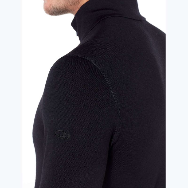 Thermoaktiv Hoodie Sweatshirt Herren icebreaker 260 Tech LS Half Zip black 6
