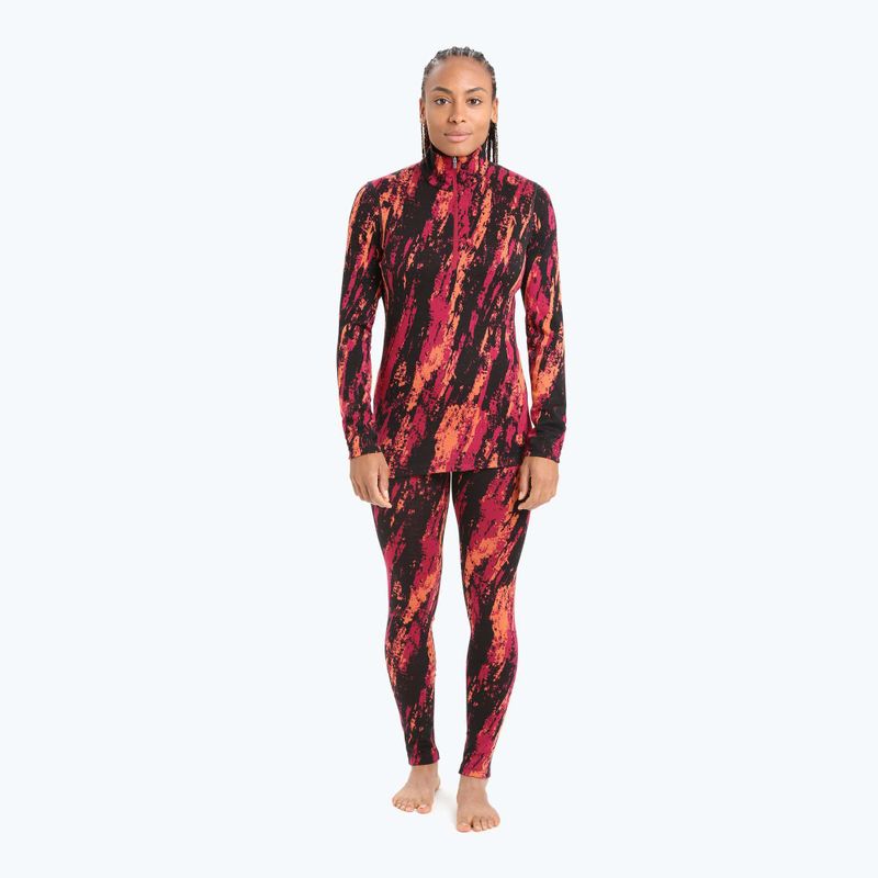 Icebreaker Damen Thermo-Hose 250 Vertex Sedimentary 650 rot IB0A56ID6741 2
