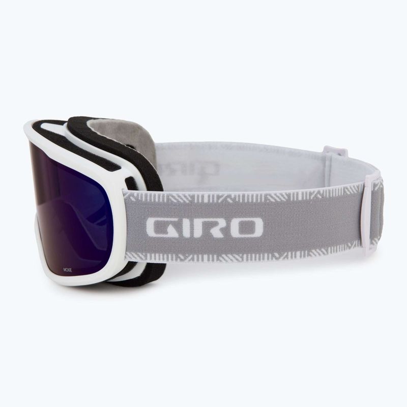Skibrille Damen Giro Moxie white & grey chute/ cobalt/ yellow 5
