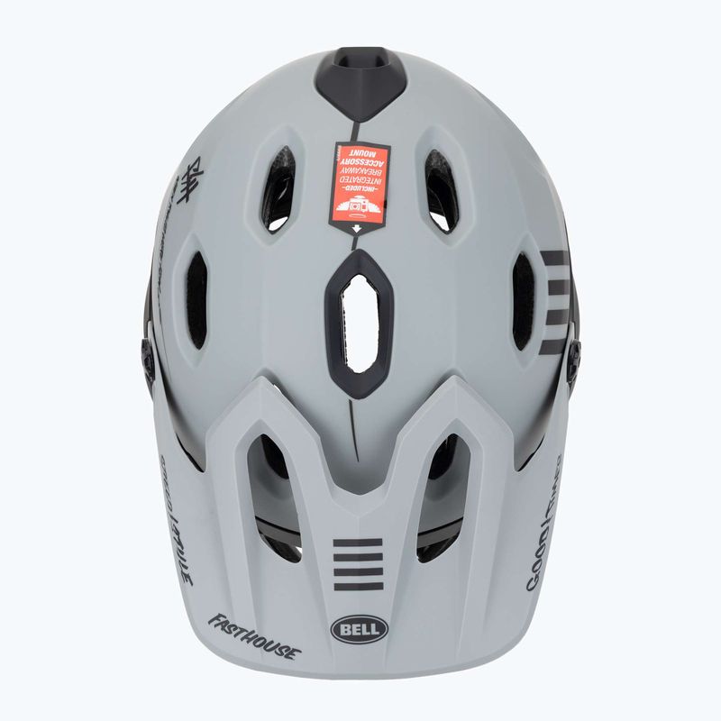 Bell FF Super DH MIPS Spherical matt grau/schwarz Fahrradhelm 6
