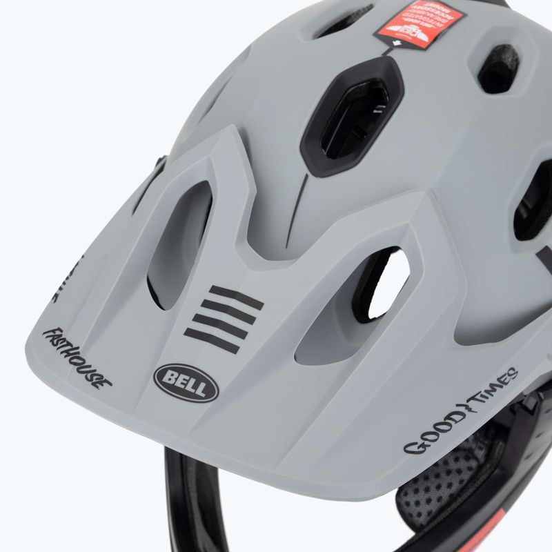 Bell FF Super DH MIPS Spherical matt grau/schwarz Fahrradhelm 9