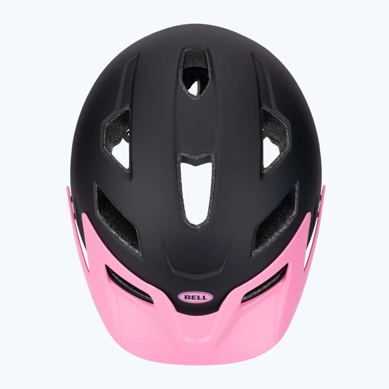 Bell Sidetrack Jr matt rosa Kinderfahrradhelm 6