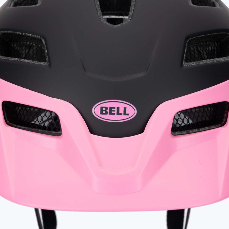 Bell Sidetrack Jr matt rosa Kinderfahrradhelm 7