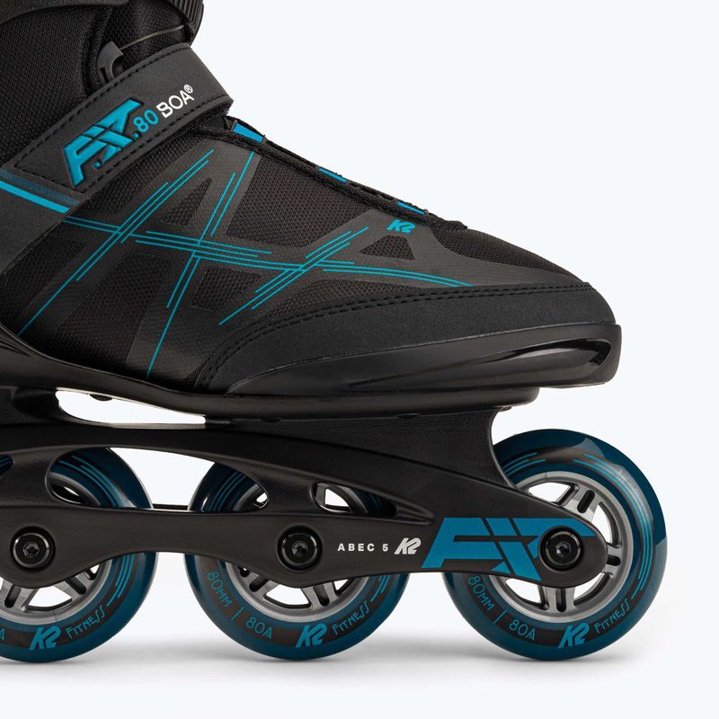 Inline-Skates Herren K2 F.I.T. 8 Pro schwarz-blau 3H/11/75 6