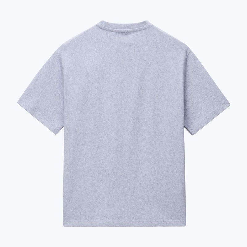 Herren T-Shirt Napapijri S-Box Logo light grey melange 5