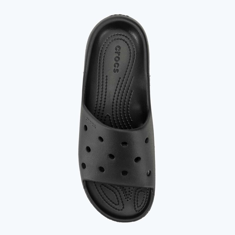 Crocs Classic Slide V2 Pantoletten schwarz 5
