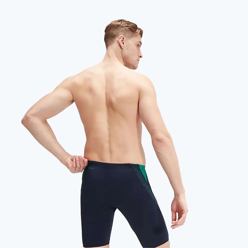 Speedo Hyper Boom Splice Herren Badehose navy/grün 2