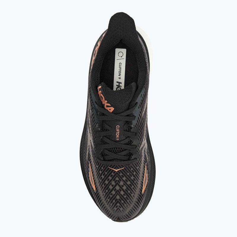 Damen Laufschuhe HOKA Clifton 9 schwarz 1127896-BCPPR 5