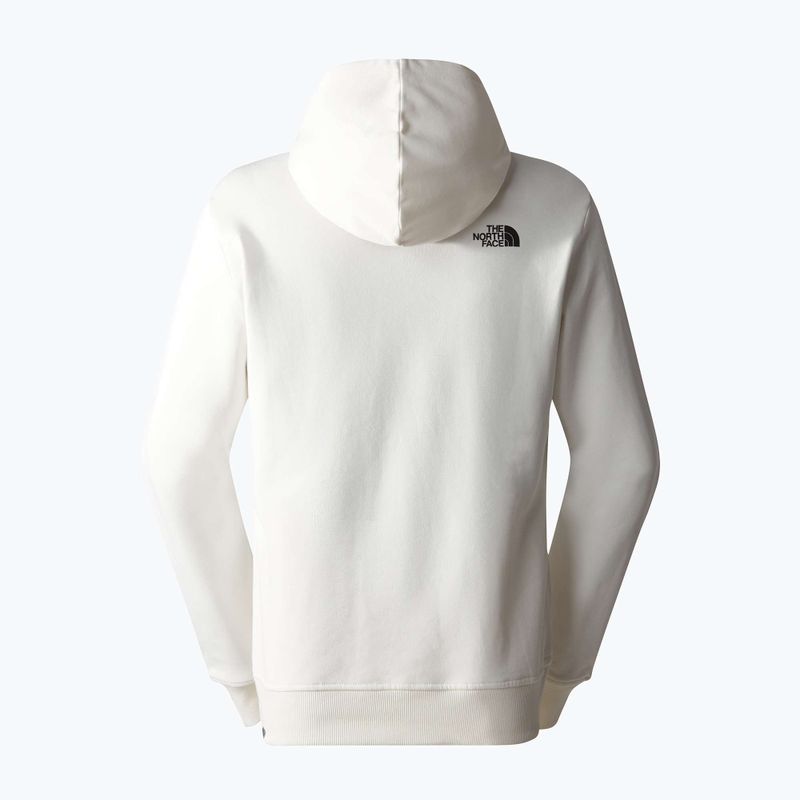 Herren The North Face Standard Hoodie gardenia weiß/kohlenbraun Wasserverzerrung drucken 5