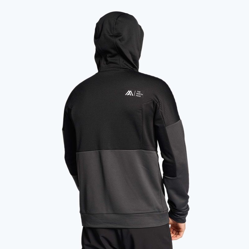 Herren-Trekking-Sweatshirt The North Face Ma Full Zip Fleece asphaltgrau/schwarz 2