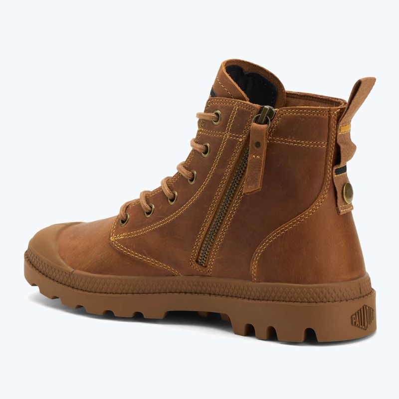 Palladium Pampa Zip Lth Legacy mahagonifarben Stiefel 3