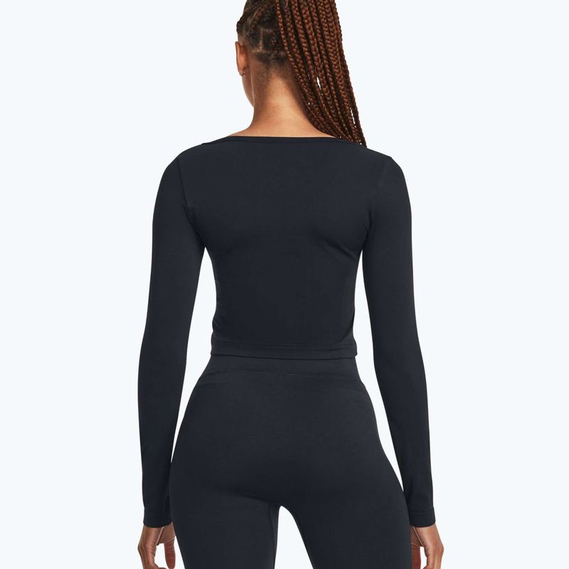 Under Armour Train Seamless schwarz/weiß Damen Training Longsleeve 2